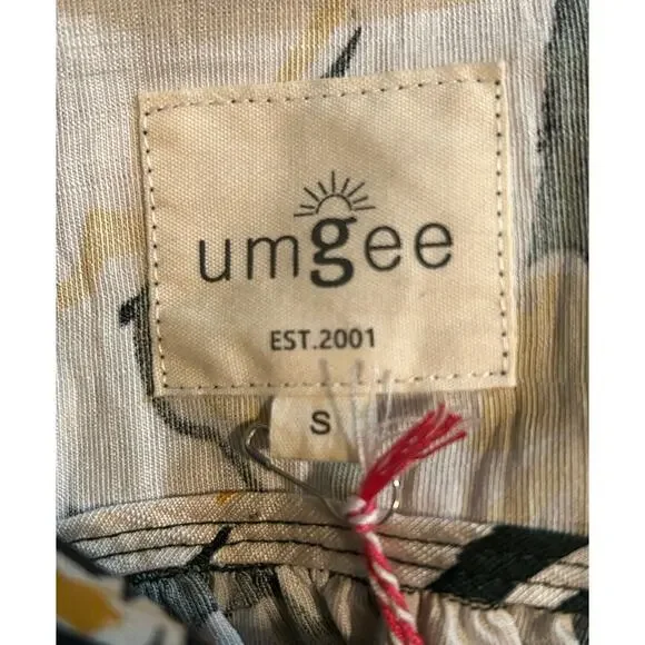 NWT Umgee Women's Newbury Green Floral Boho Balloon Sleeves Maxi Dress - Size S - Picture 5 of 6